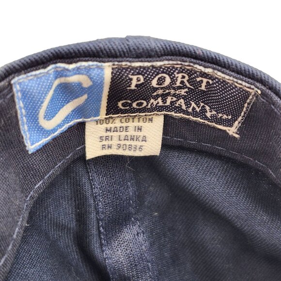 TLC Logistics Management Port Company Embroidered Navy Blue Cotton Hat Hook Loop - Picture 11 of 11